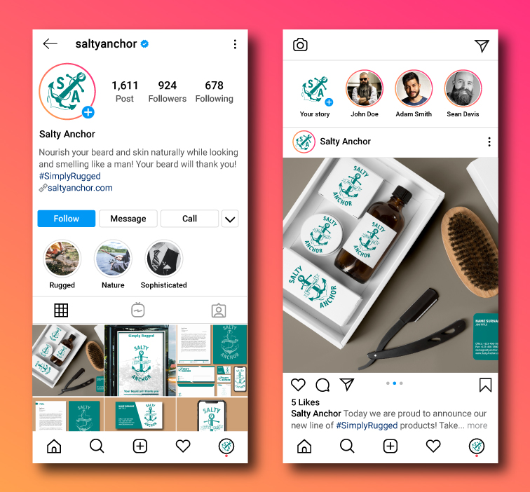 Salty Anchor Instagram