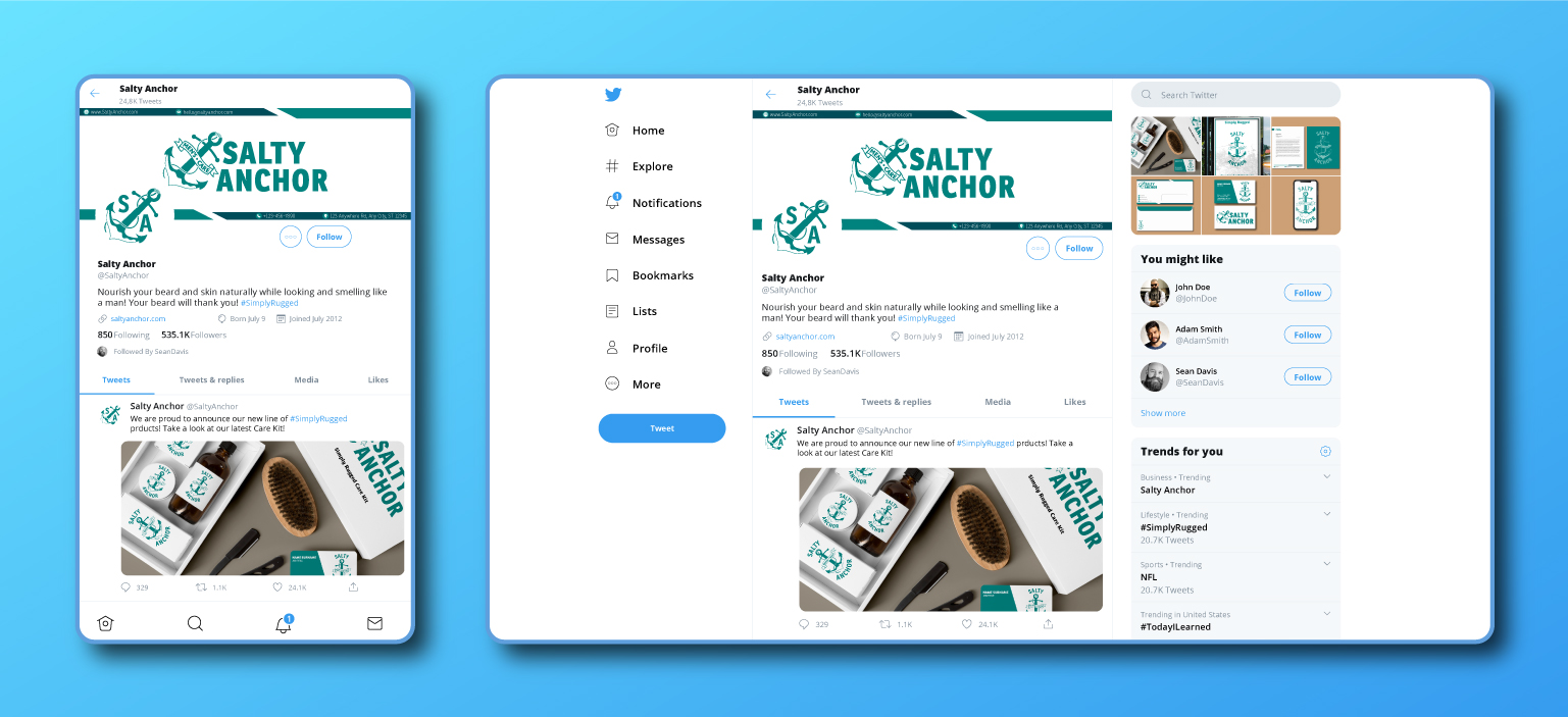 Salty Anchor Twitter